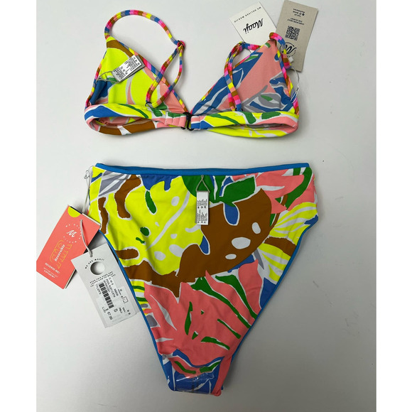 NWT Maaji Suzy Q Reversible Bottom & Rainbow Affair Triangle Top, Size Small - Picture 4 of 8